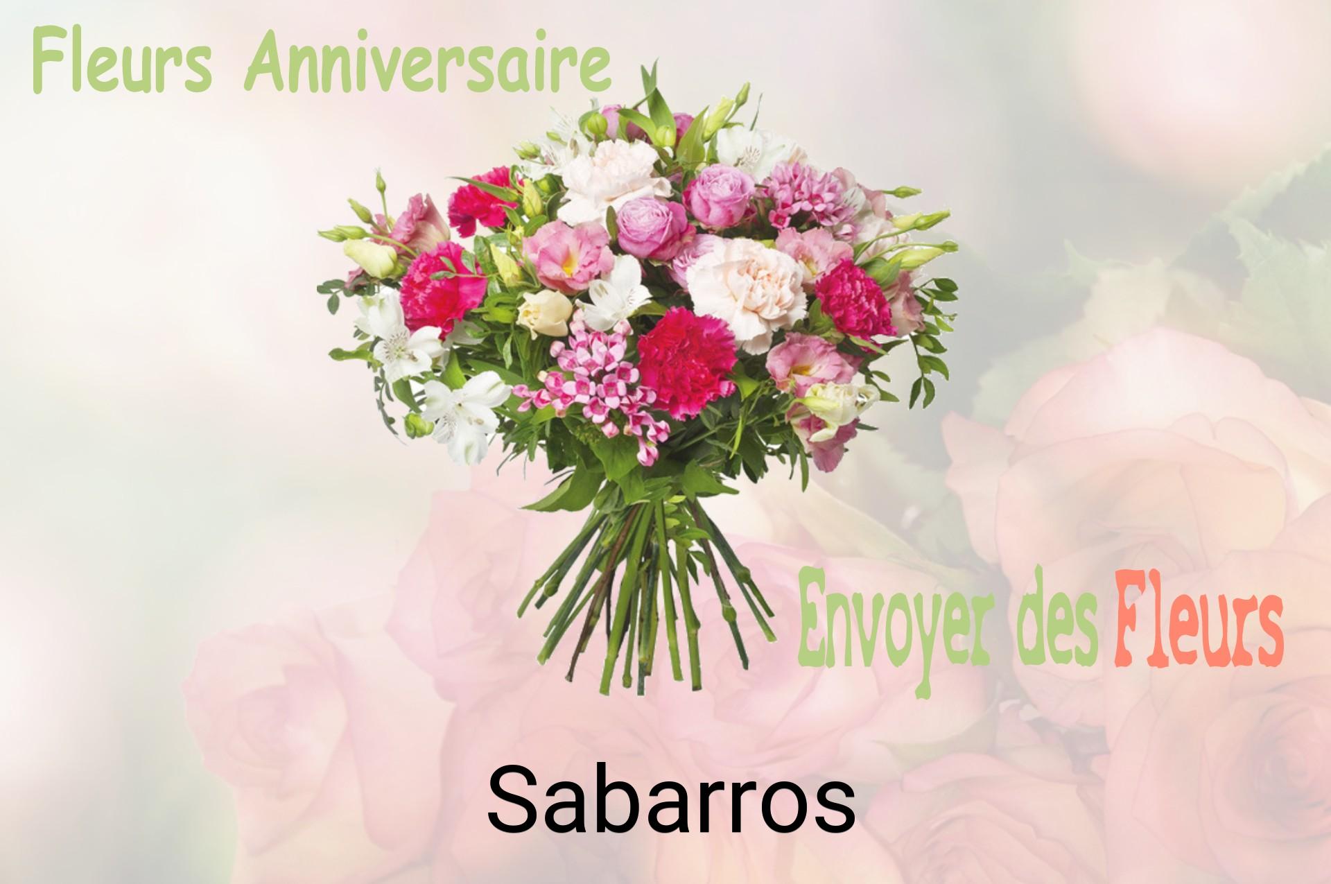 Bouquet de fleurs d’anniversaire livré à Sabarros